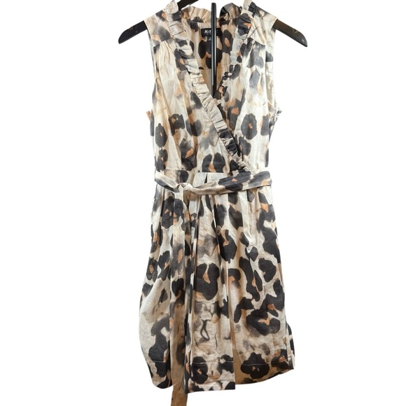 Allen B. By Allen Schwartz Leopard Print  Midi Dress - Picture 3 of 13